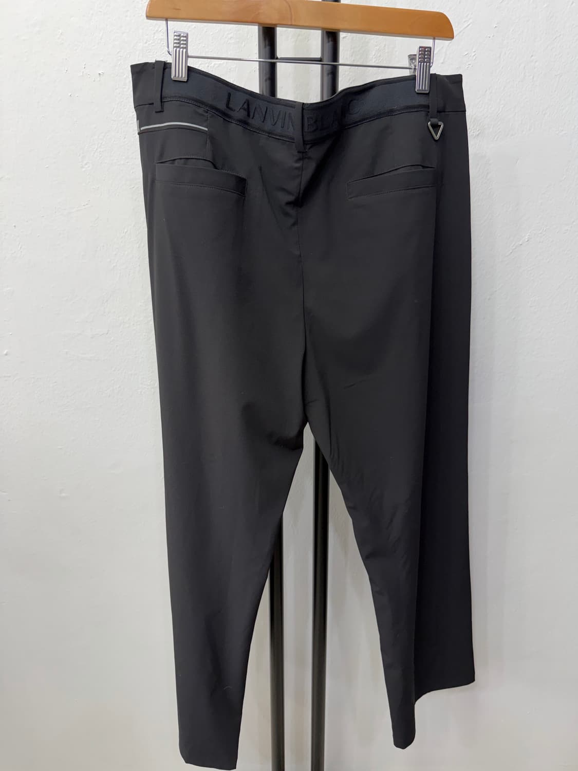 정품) 랑방 블랑 23ss 남성 블랙 슬랙스 바지 2XL(36) 상품이미지5