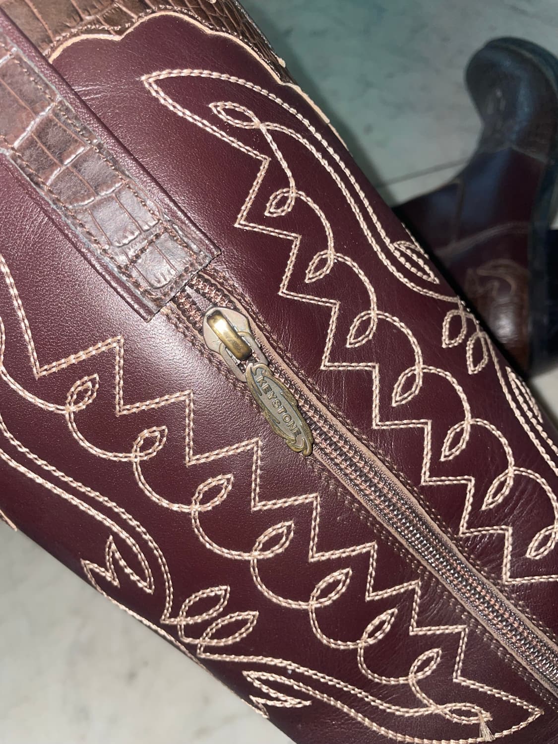 Keystone 웨스턴 브라운 부츠 상품이미지4