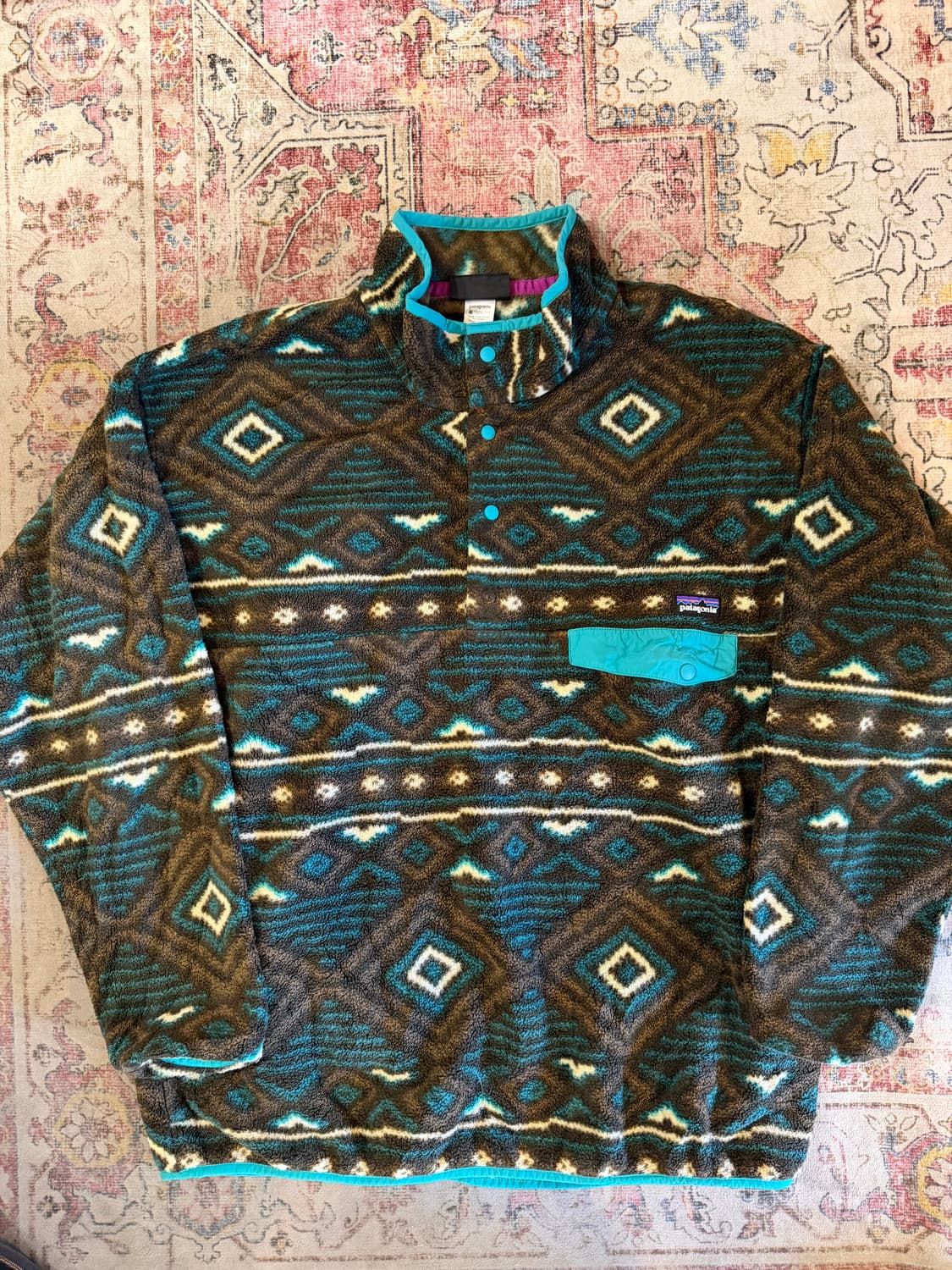 Patagonia]파타고니아 신칠라 아즈텍 풀오버 후리스 XL 상품이미지1