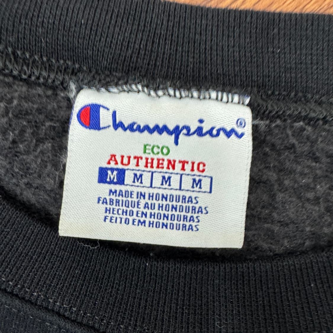 M 챔피온 블랙 블루야드 로고라운드 맨투맨  상품이미지3