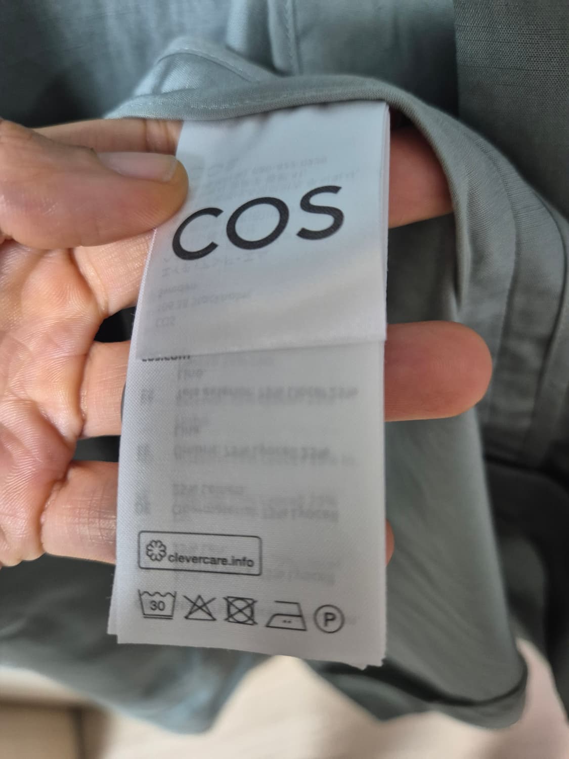 COS 코스 롱트렌치 린넨  코트  34 신형 리오셀 상품이미지8