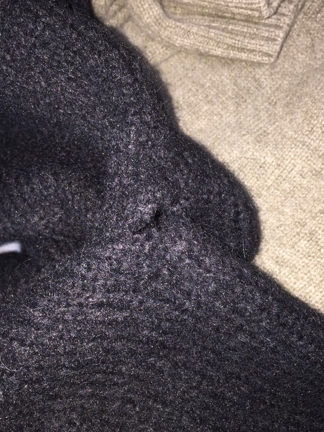 쿠어 coor 헤어리 소프트 알파카 가디건 L 상품이미지5