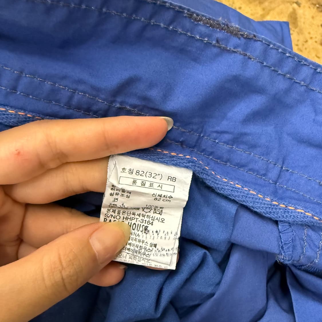 [정품/32] 헨드릭스 블루 카고 버뮤다 팬츠 상품이미지4