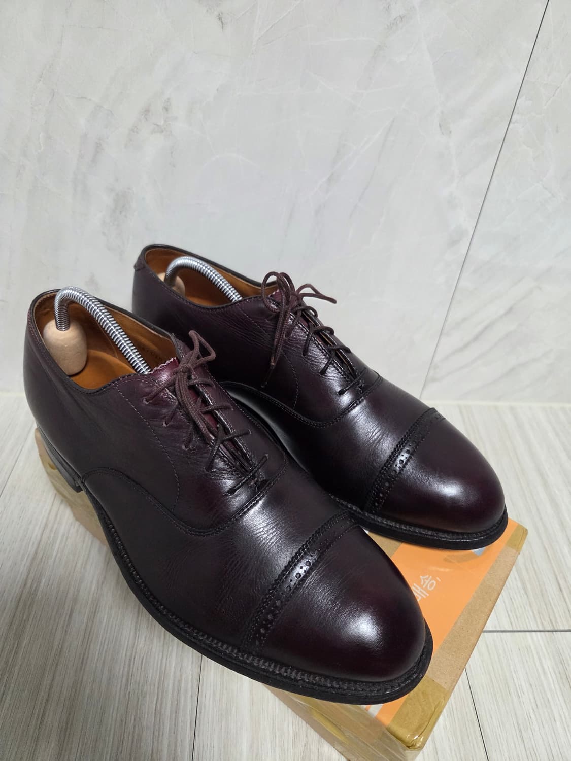 알든 905 버건디 캡토슈즈 (8) 265mm 상품이미지1