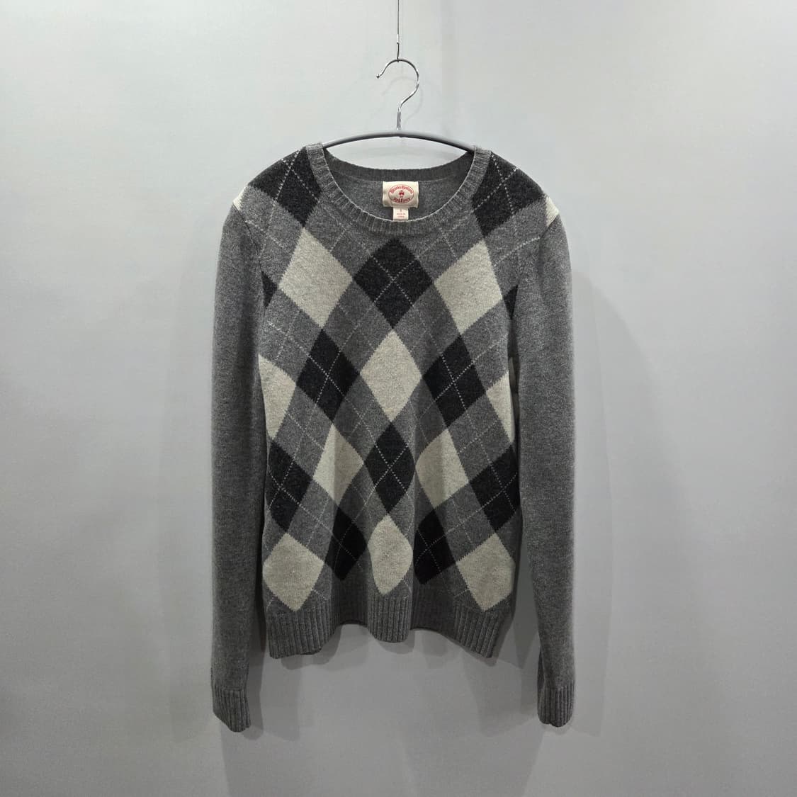 브룩스브라더스 램스울 아가일 니트 S 상품이미지1