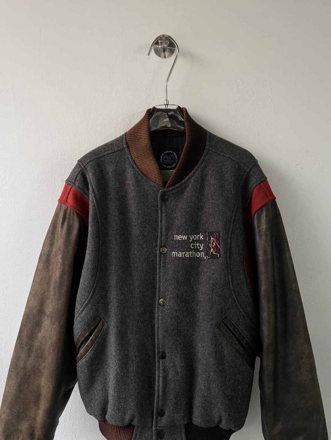 1997년 뉴욕 시티 마라톤 바시티 재킷 상품이미지2