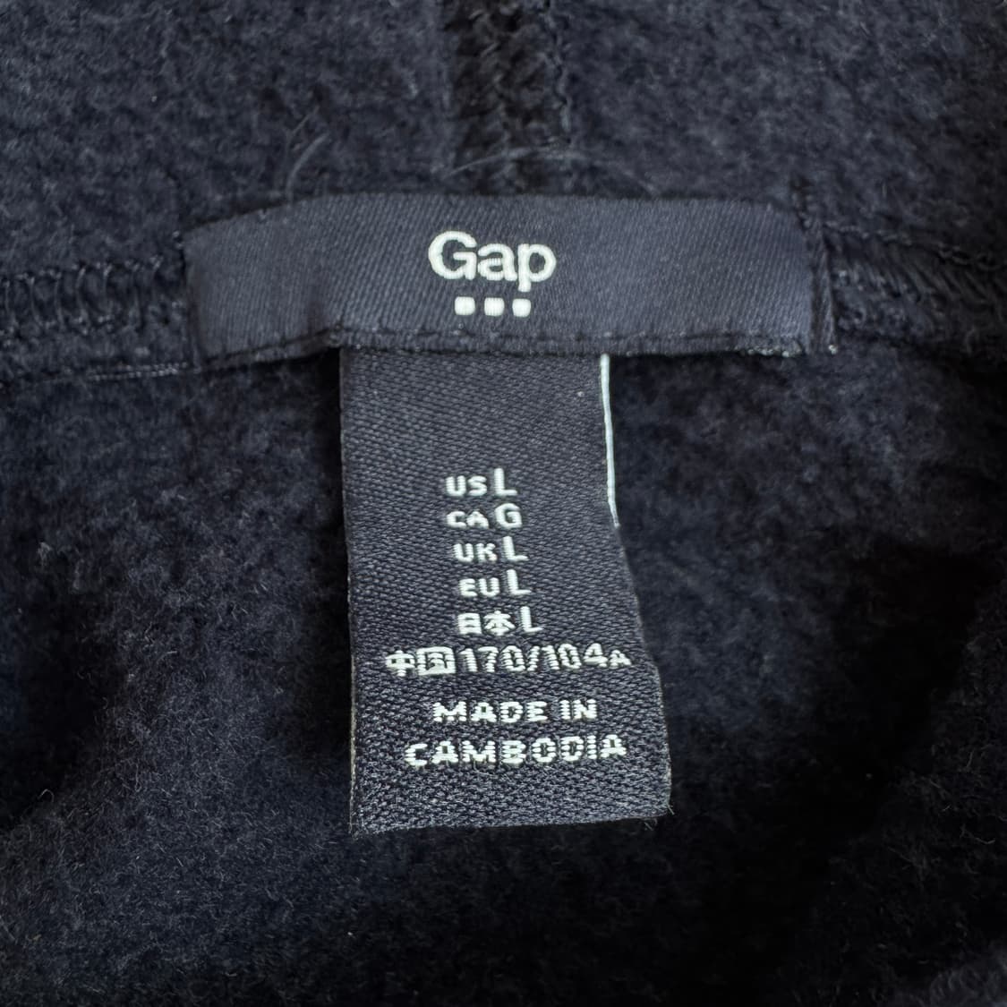 갭 Y2K 남핑 빅로고 후드티 상품이미지4