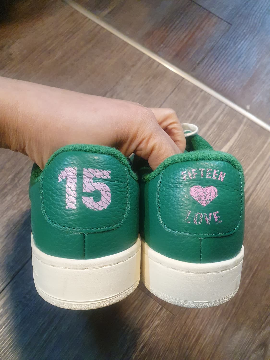 상태최상)캐치볼 피프틴러브 그린 스니커즈 240 상품이미지3