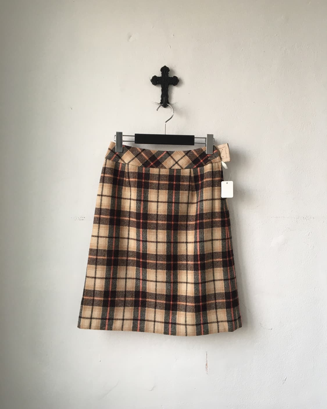 Check pattern skirt 상품이미지1