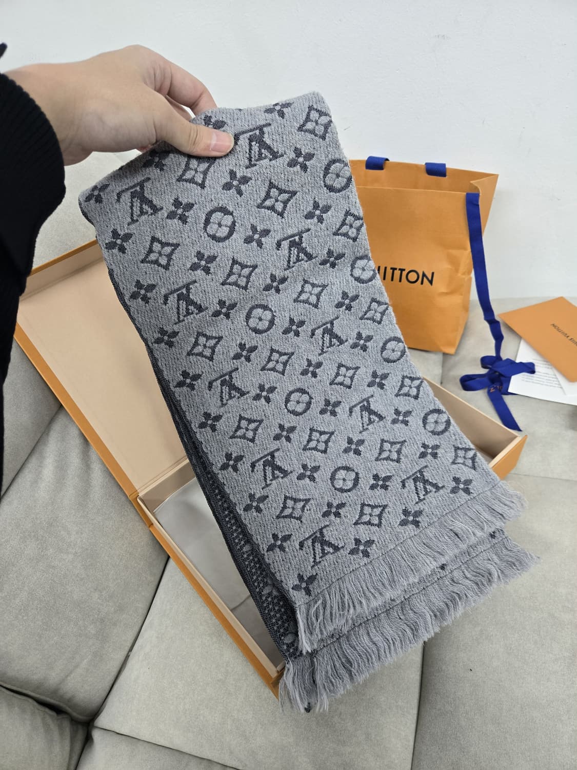 [보증서 정품]루이비통 모노그램 스카프 상품이미지3