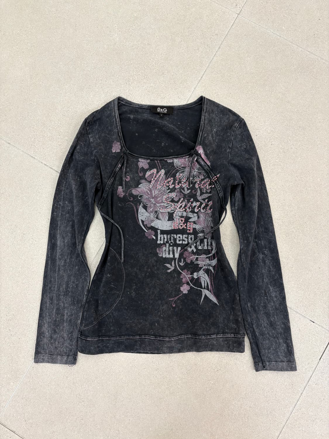 돌체앤가바나 큐빅 프린팅 롱슬리브 상품이미지1