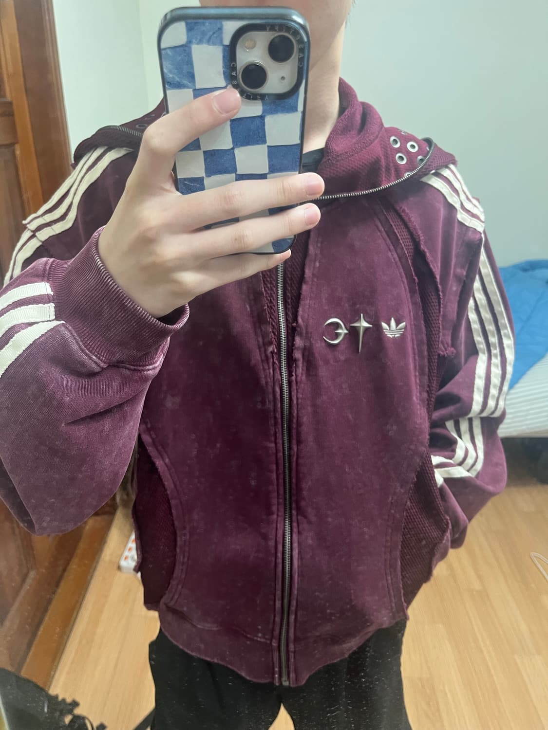 떠그클럽 아디다스 후드집업 상품이미지5