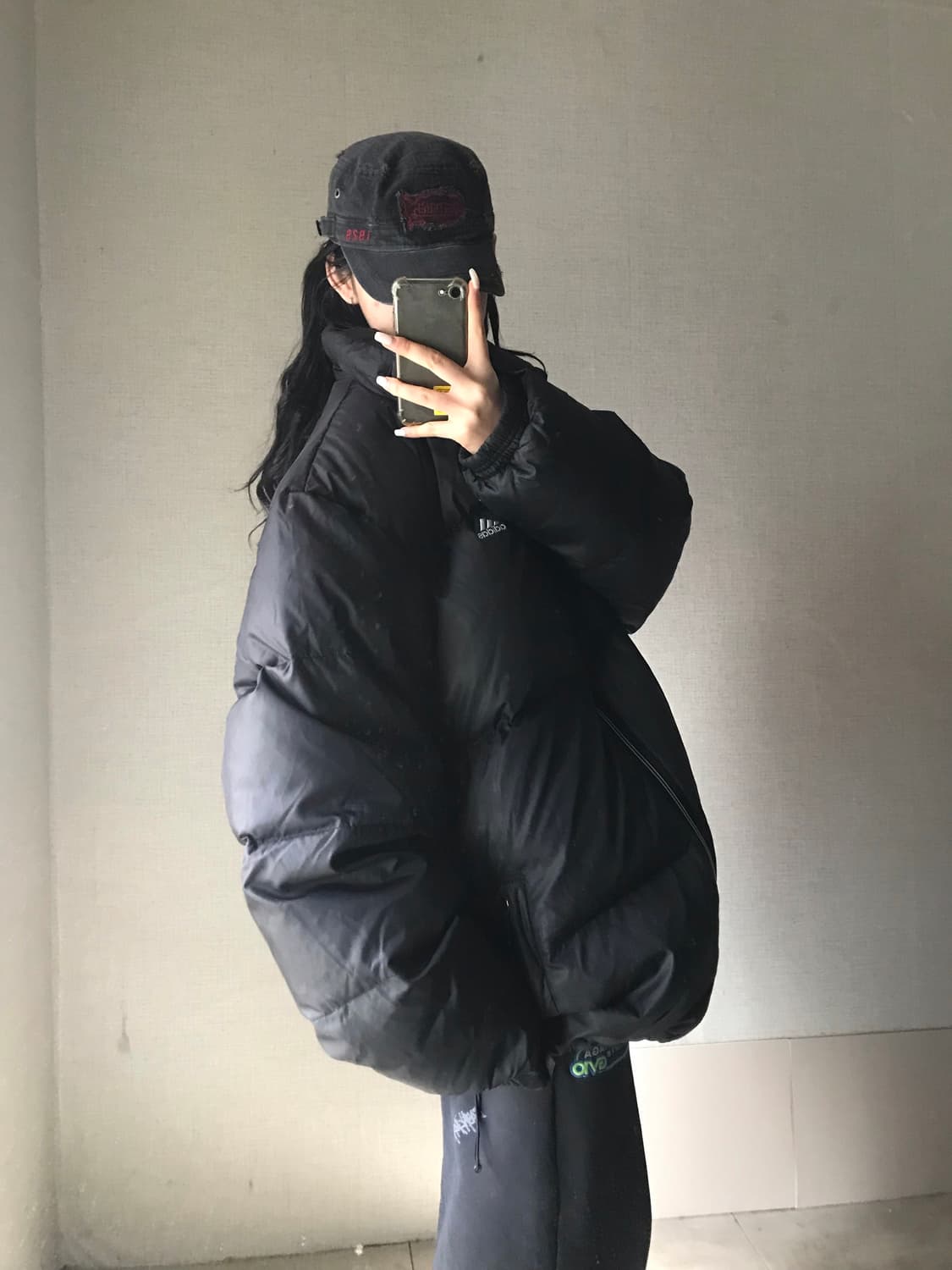 아디다스 90s 블랙 패딩 상품이미지4