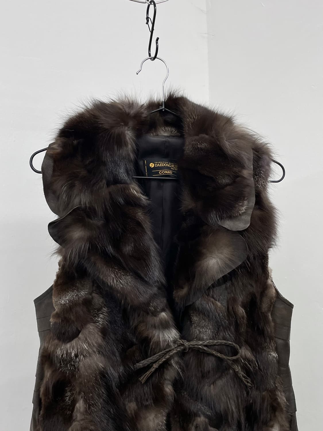 그런지 페어리 폭스퍼 양가죽 디테일 베스트 상품이미지4