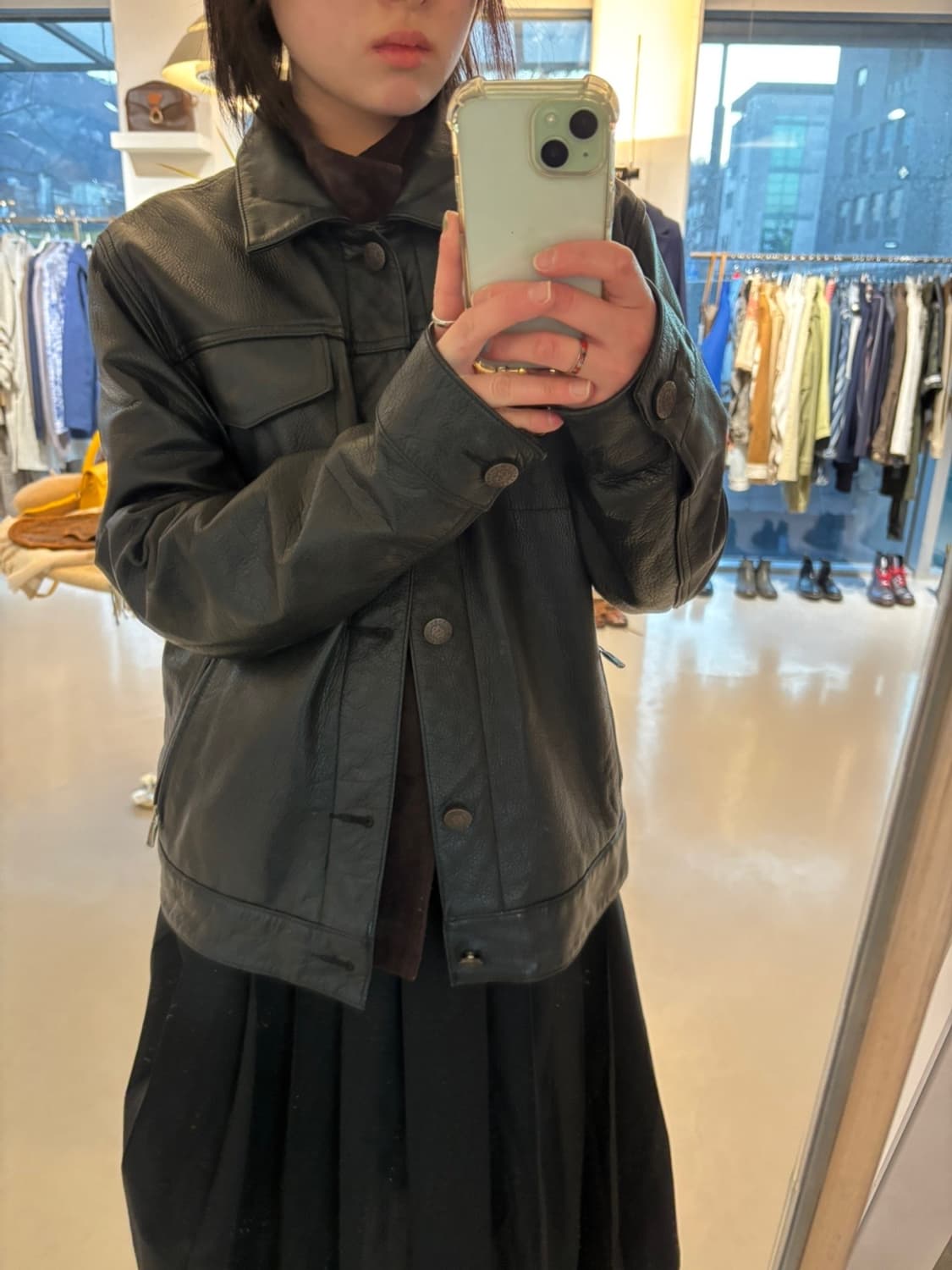 Vintage Malboro Leather Jacket 상품이미지1