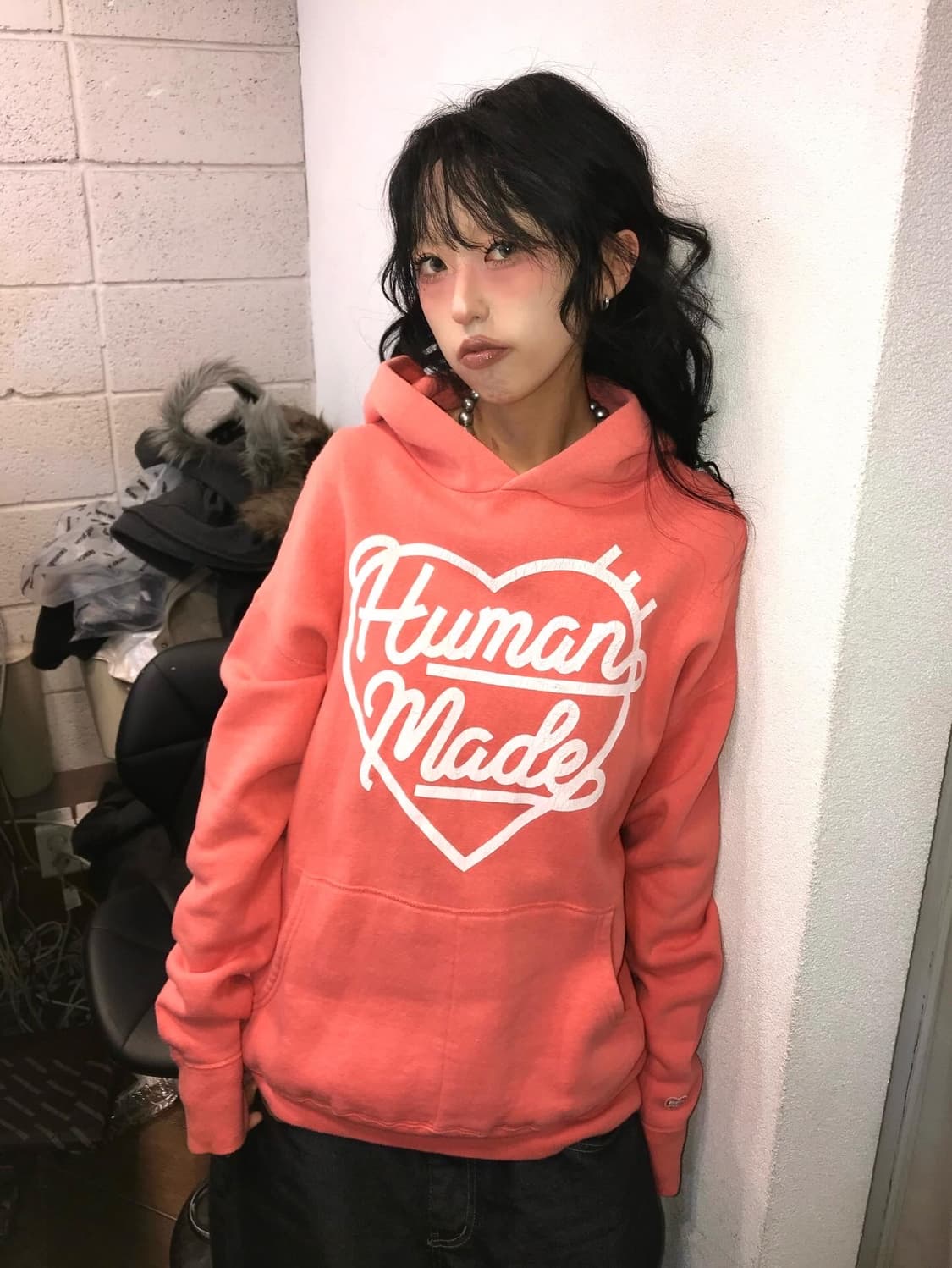 Human Made Tsuriami Hoodie - Pink 상품이미지2