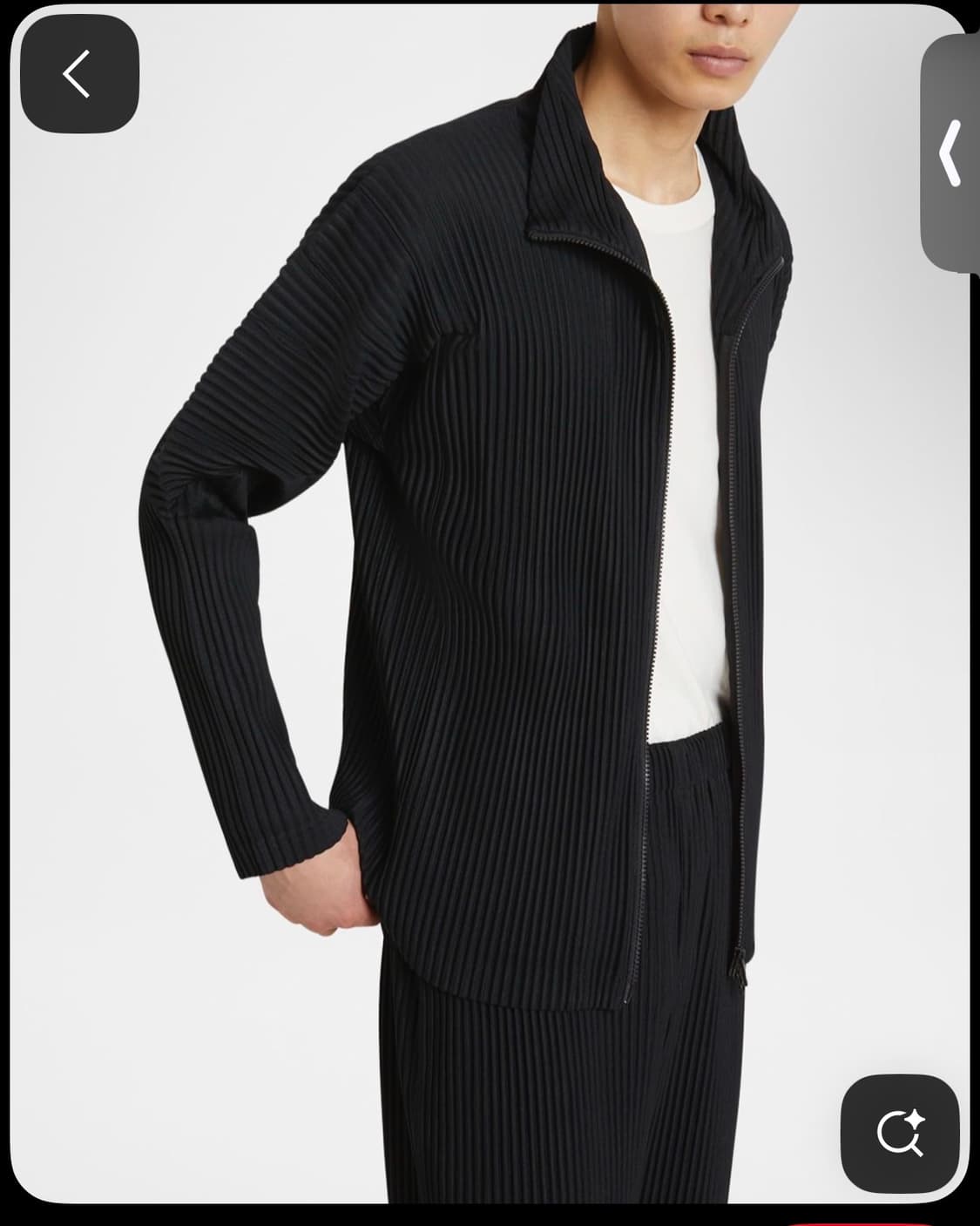 이세이 미야케 옴므 플리세 집업 2사이즈 상품이미지2