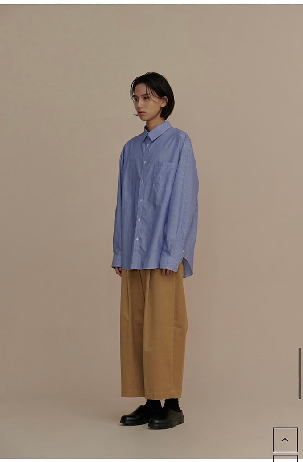 퍼렌 커브드 탄 팬츠 2size 상품이미지1