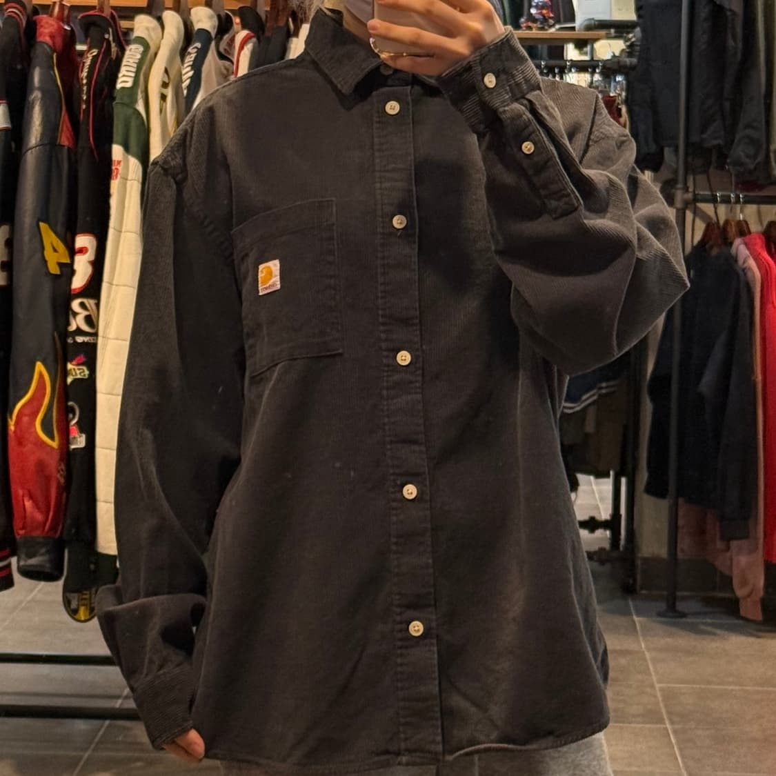 [NO.9] 칼하트 코듀로이 긴팔셔츠 상품이미지2