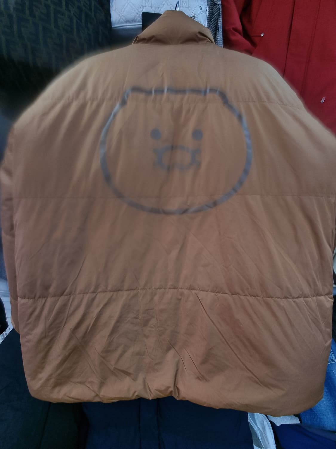 카카오메이커스 브라운 숏패딩 L 상품이미지4