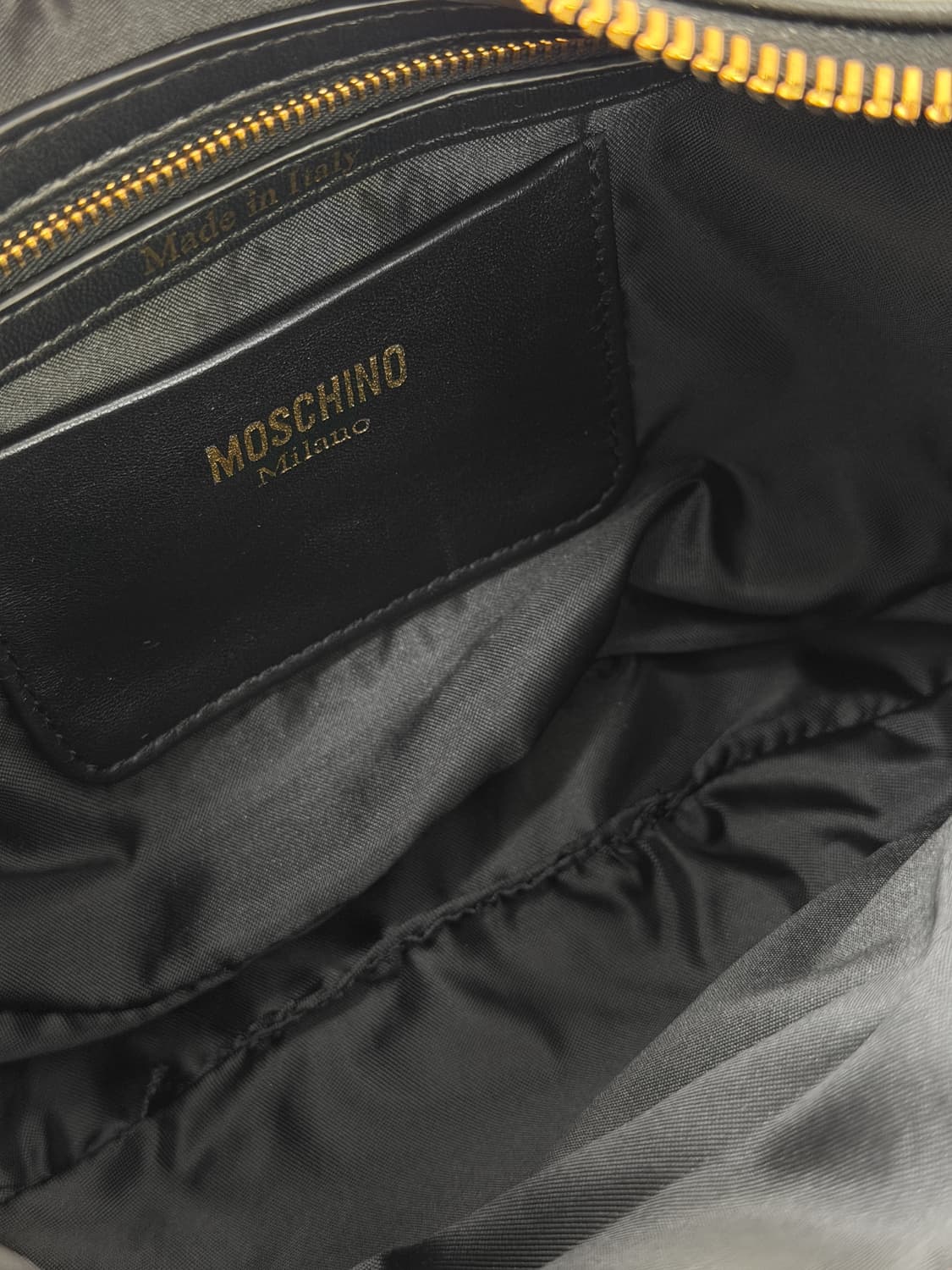 모스키노 바이커 레더 호보백 상품이미지10