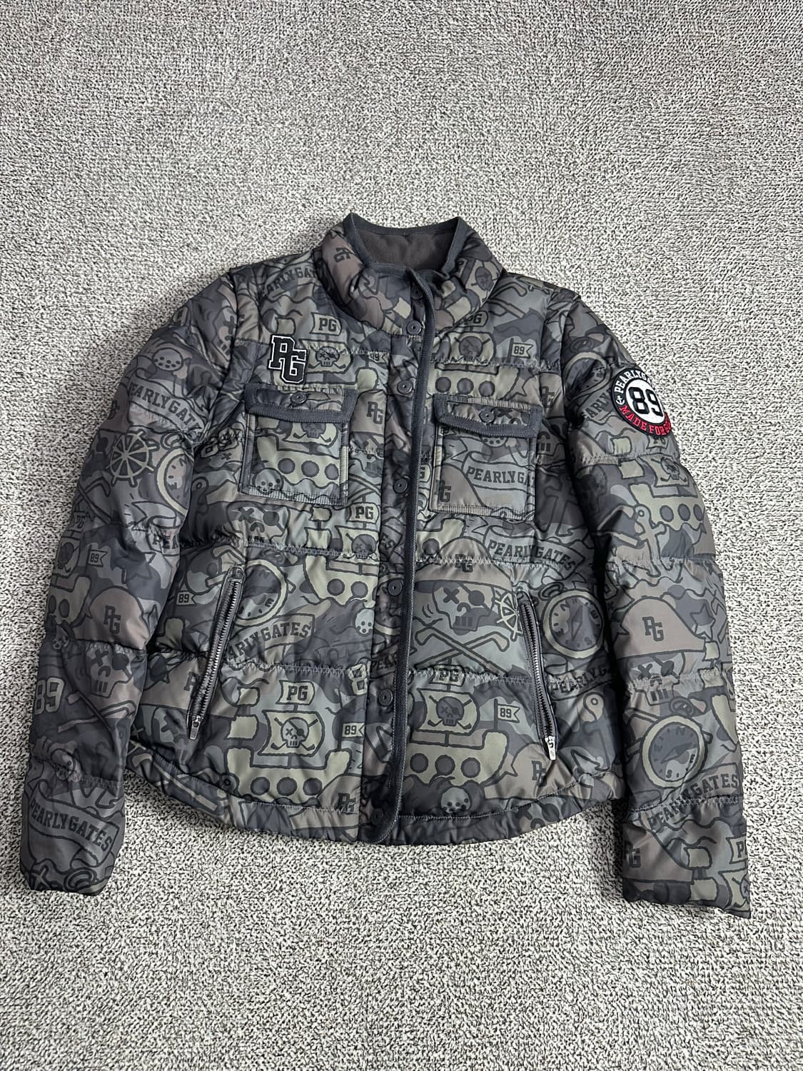 파리게이츠 오리털 패딩 (팔 탈부착) 상품이미지1