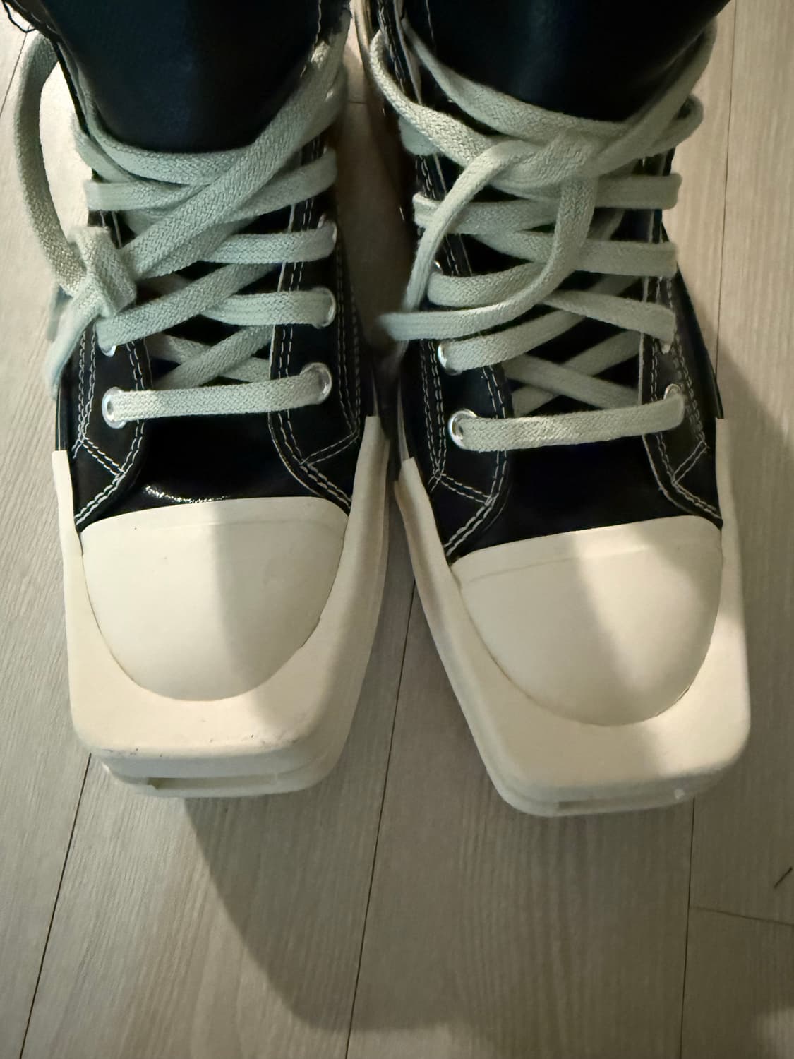 컨버스 릭오웬스 터보DRK 블랙 하이 스니커즈 상품이미지2