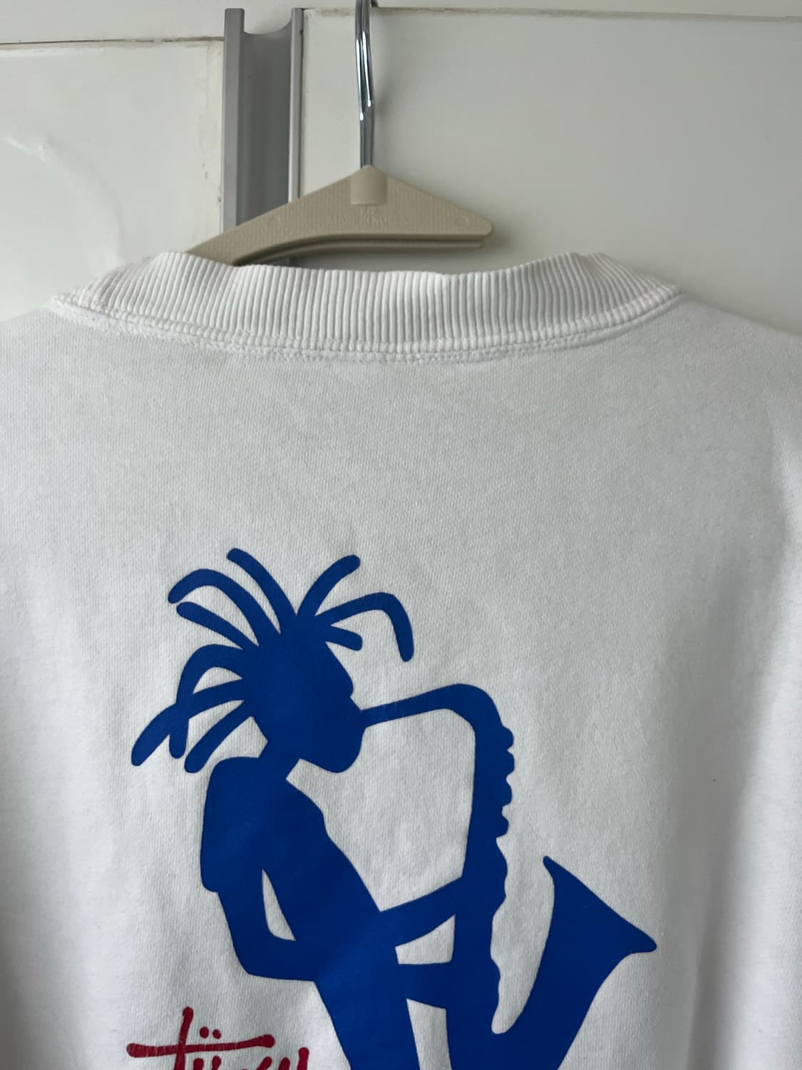 [L] 스투시(Stussy) 90s 재즈맨 스웻셔츠 (Made in US 상품이미지4