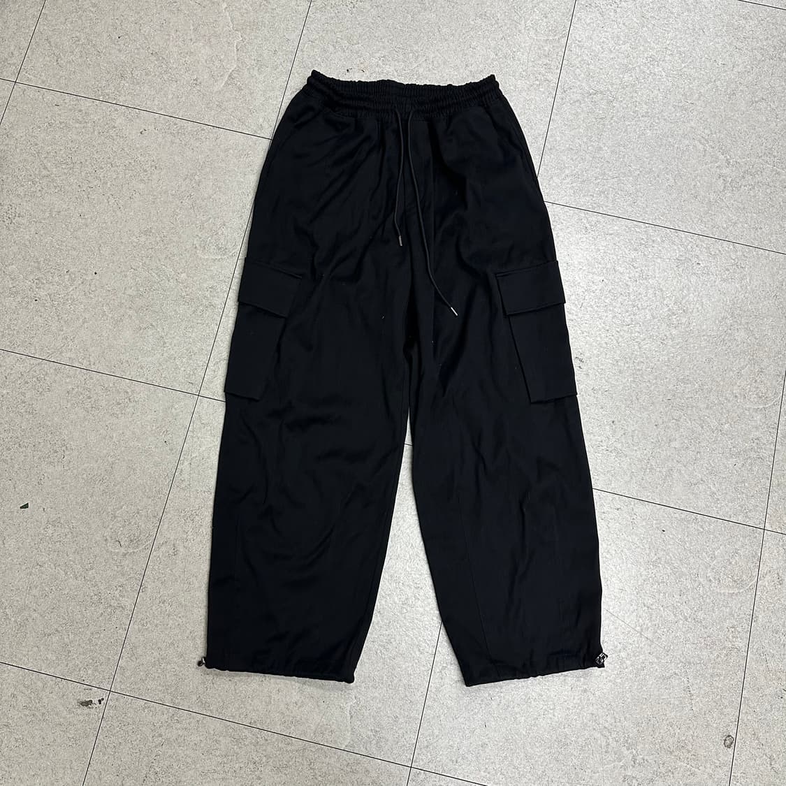 Sevenselah 블랙 와이드조거팬츠32 상품이미지1