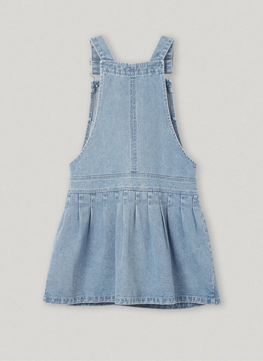 Avin Pleated Overall Dress Fresh Blue 상품이미지1