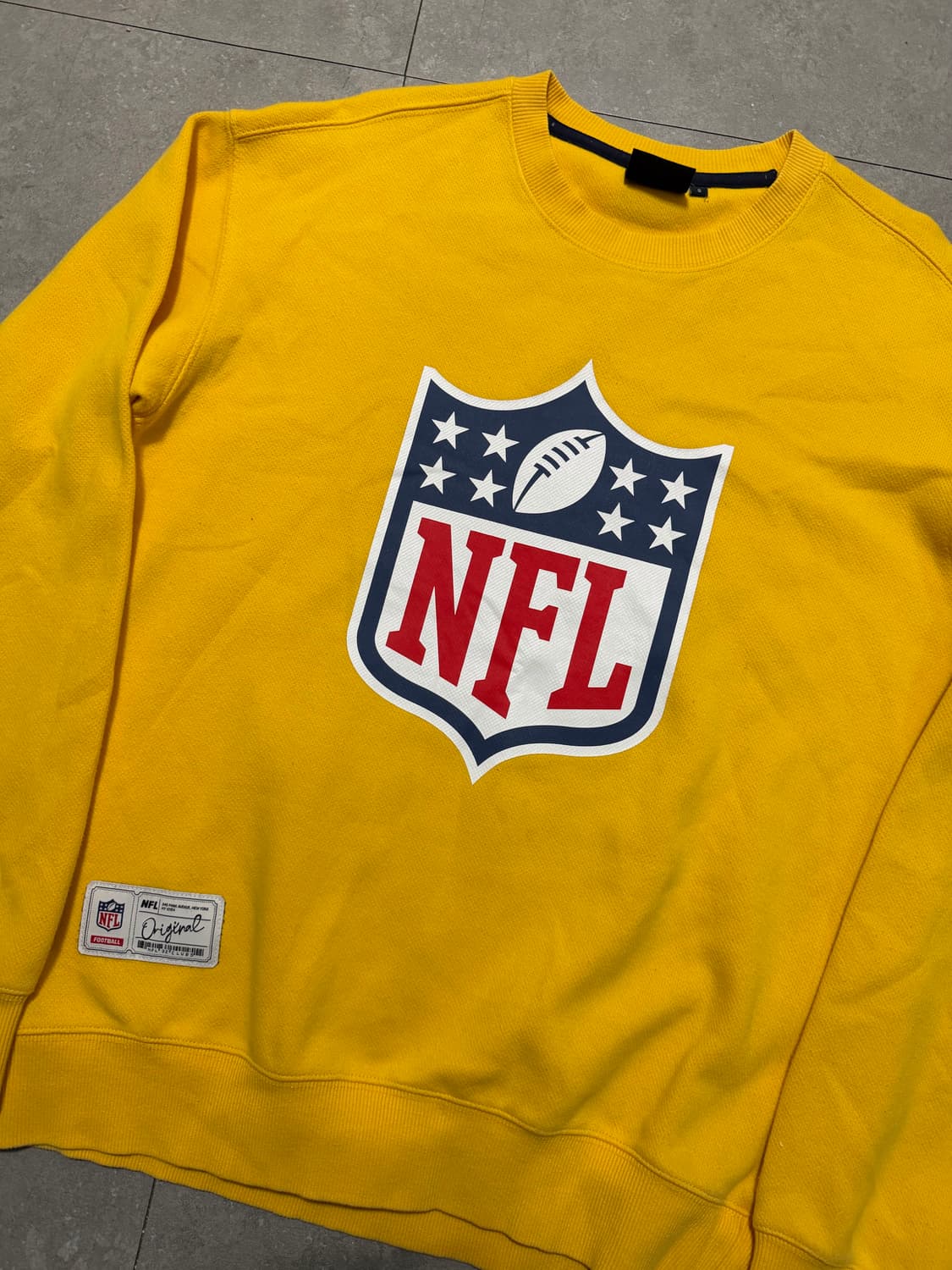 NFL  옐로우  빈티지  기모  스웻셔츠  95size   상품이미지2