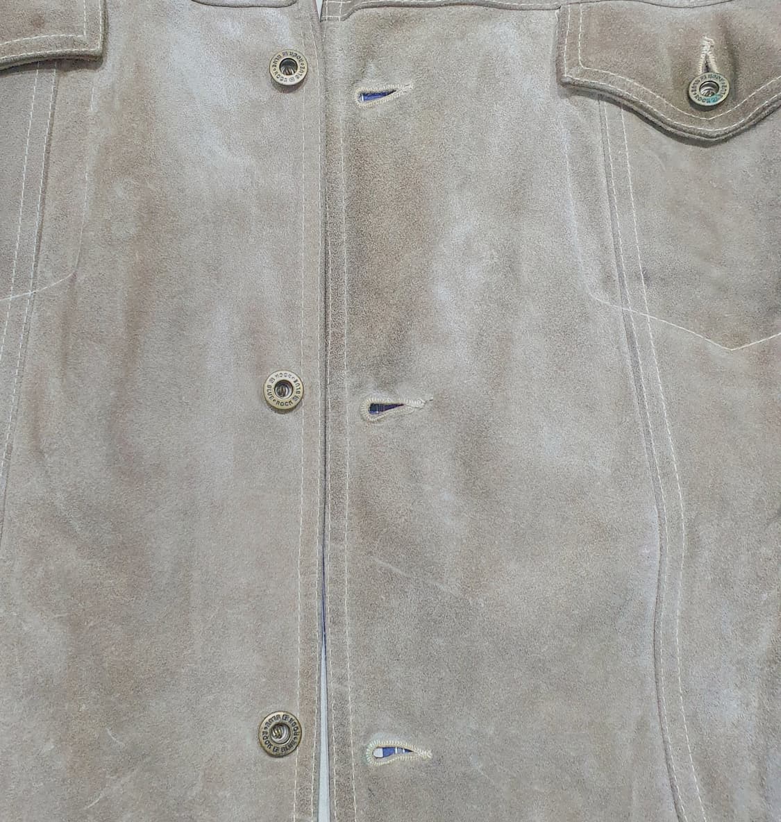 빈티지 rock n blue 스웨이드 트러커 자켓 (빅사이즈110 이상) 상품이미지5