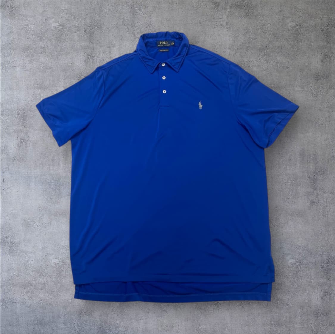 폴로 랄프로렌 블루 퍼포먼스 기능성 반팔 카라티 XL 상품이미지1
