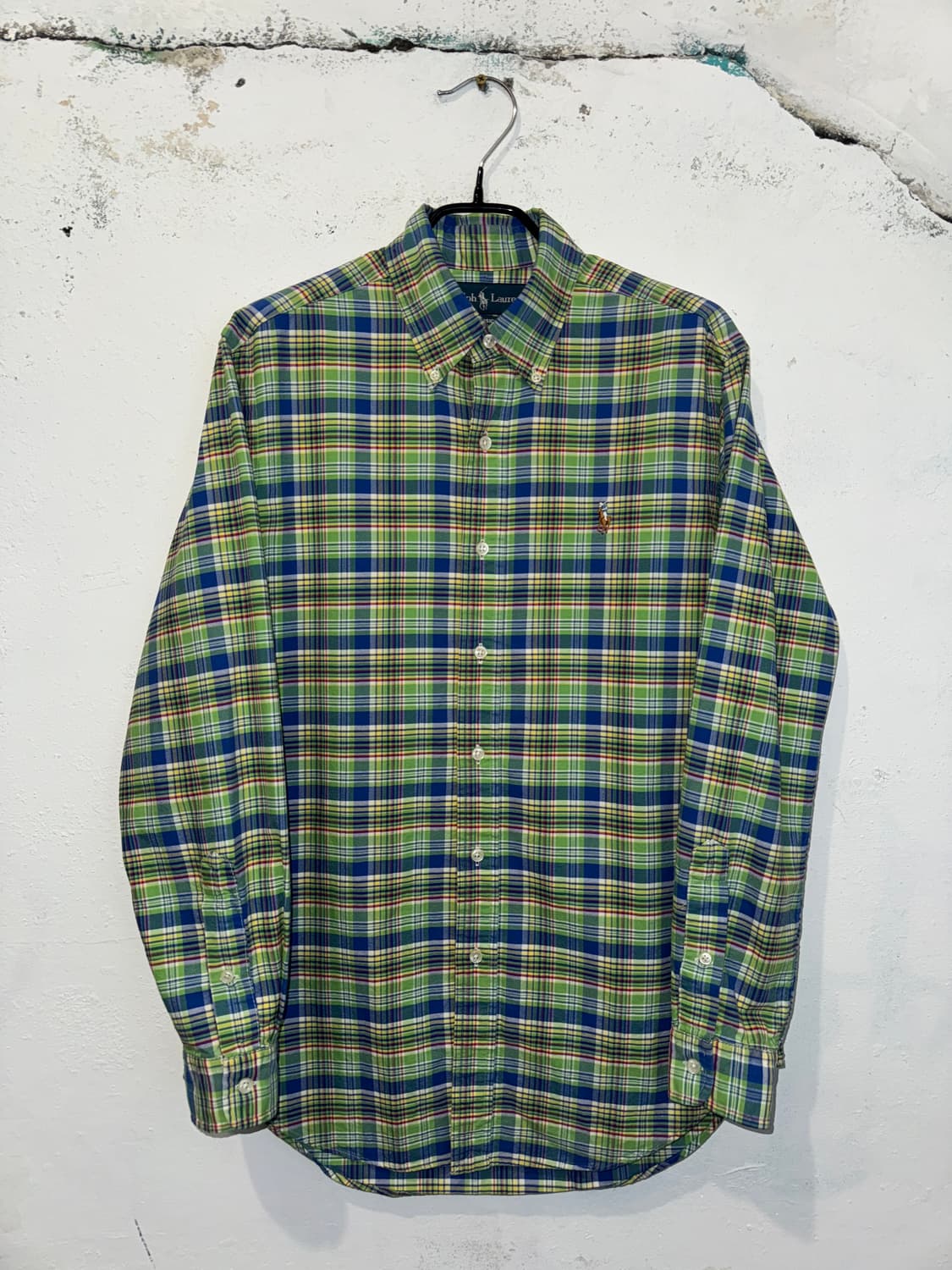 POLO color mix check shirt 상품이미지1