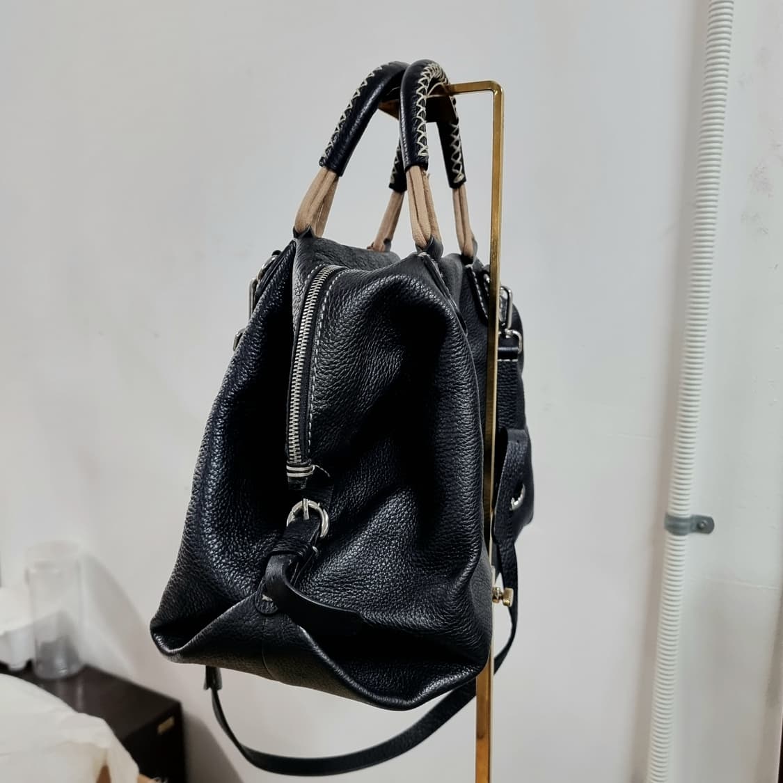 다니엘에스떼 소가죽100 토트백 숄더백 가방 /상태최상 (구매가94만) 상품이미지3