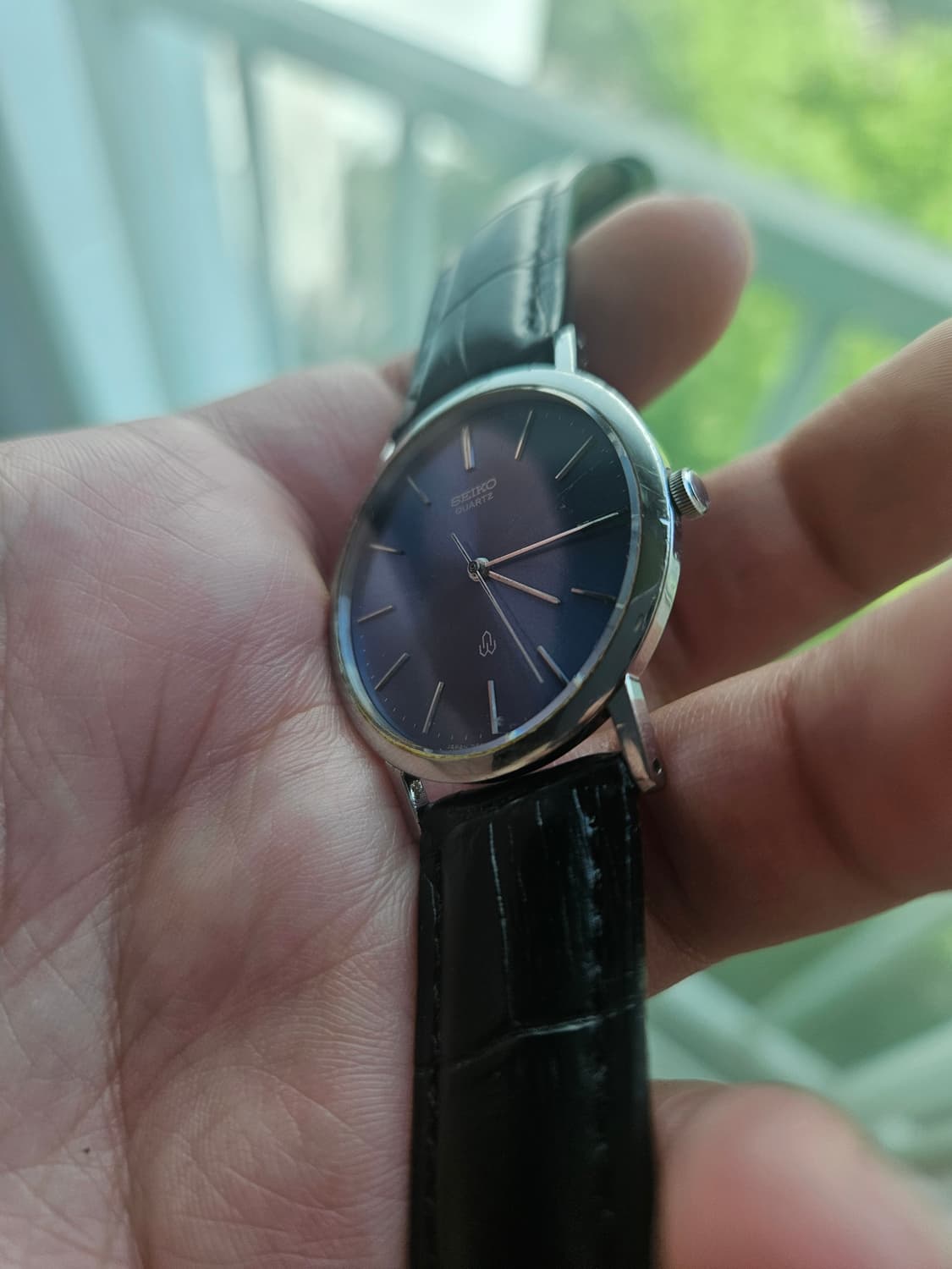 1979s 블루 썬레이, 세이코 빈티지 드레스 워치 (2621-0110) 상품이미지3
