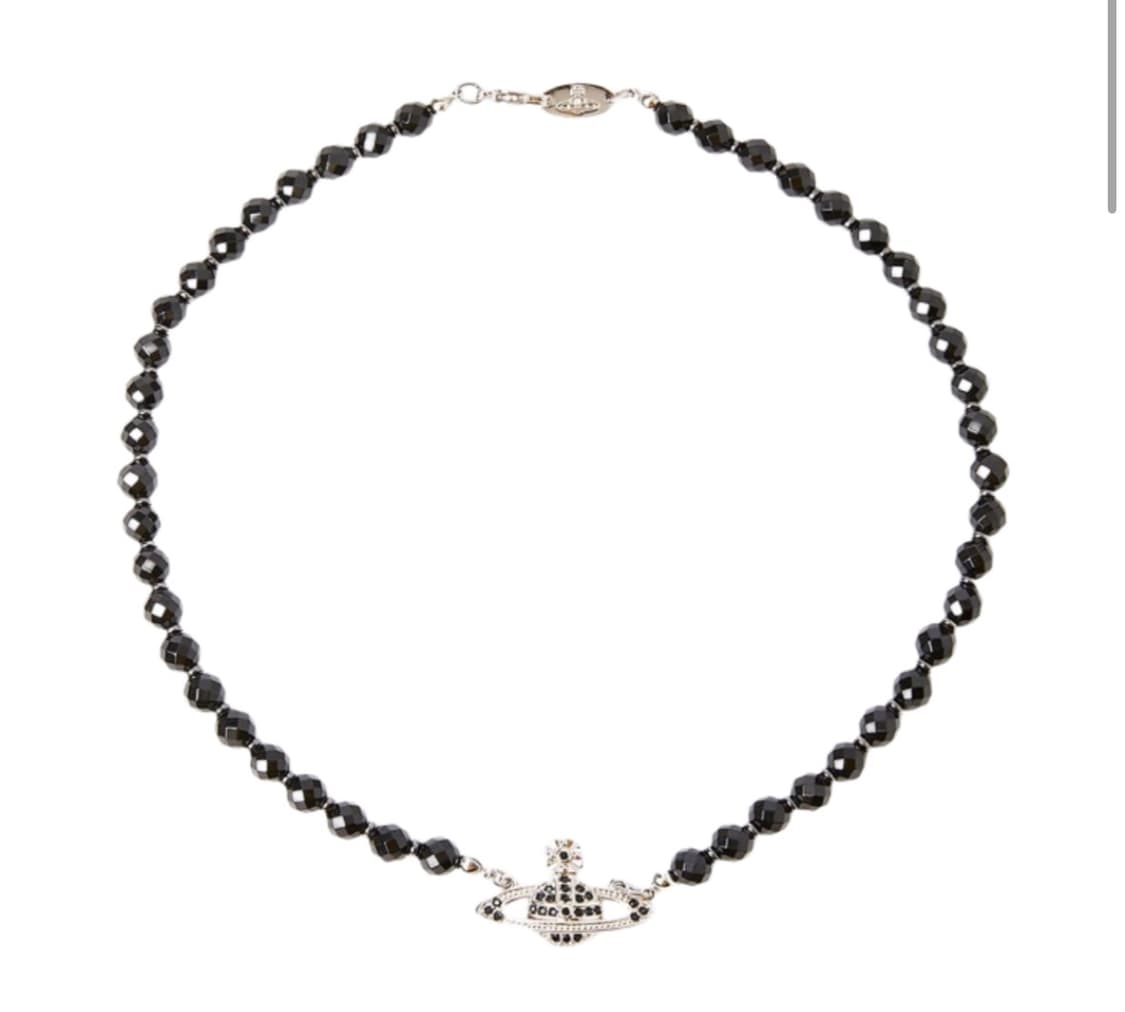 (구해요)비비안 웨스트 우드 메살린 블랙펄 초커 상품이미지1