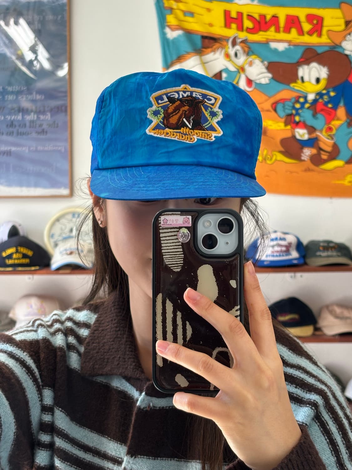 카멜 빈티지 햇 상품이미지1