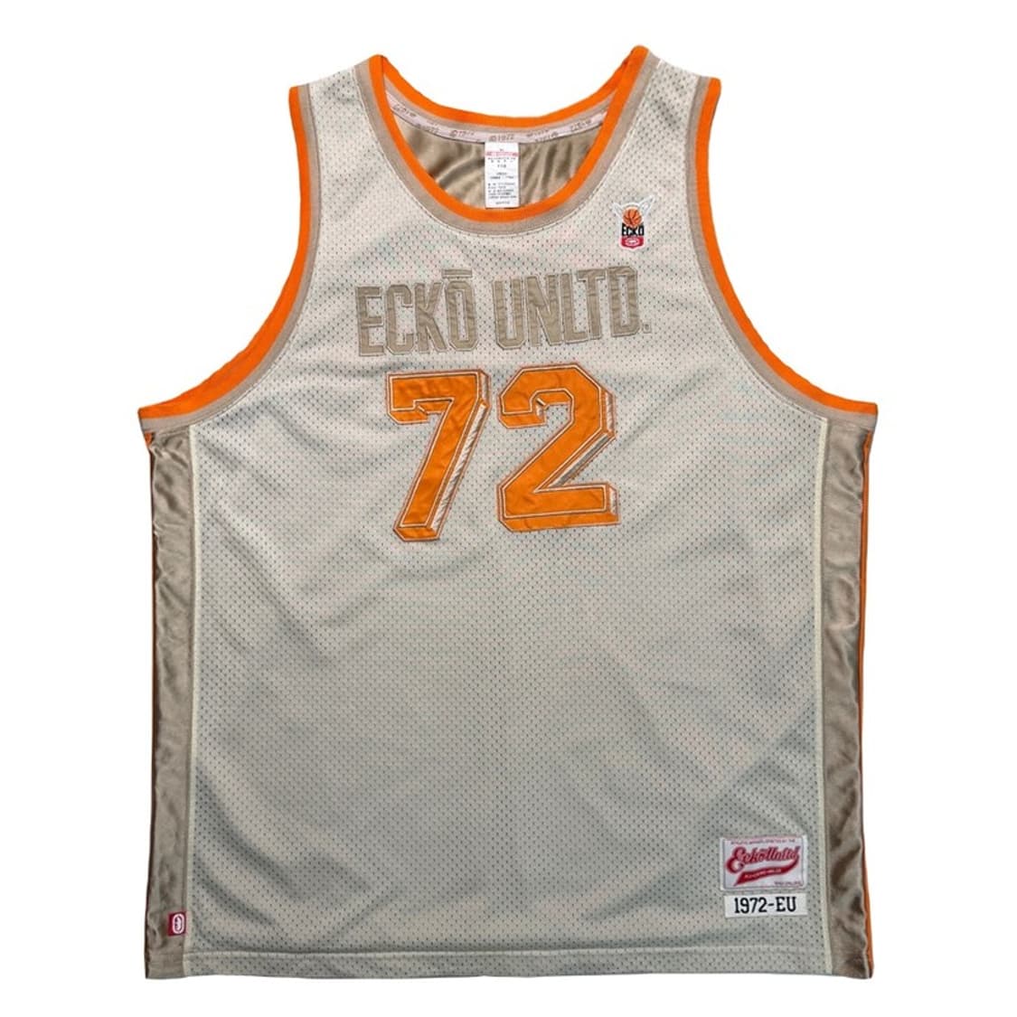 에코 언리미티드 72 농구 메쉬 민소매 티셔츠 크림 XL 상품이미지1