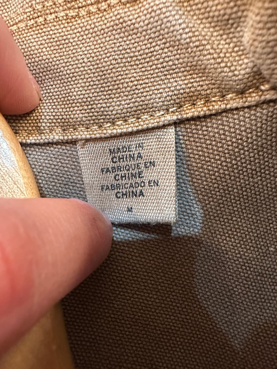 M) 리바이스 브라운 초어 캔버스 워크 자켓 상품이미지4