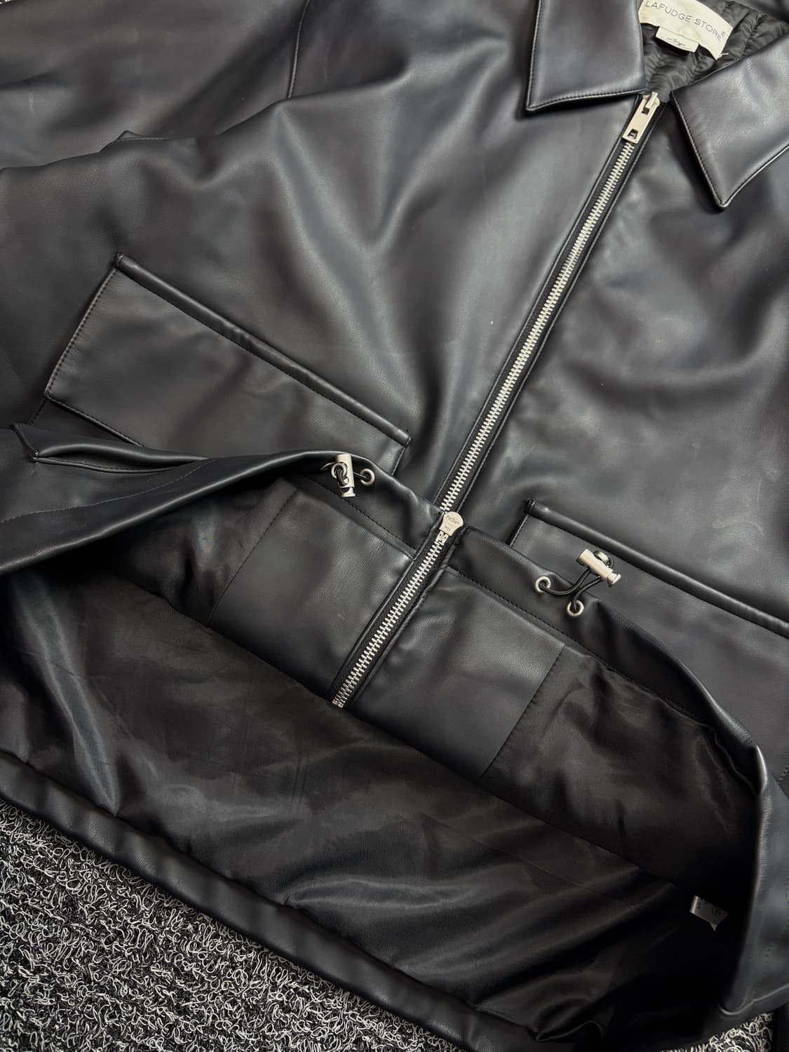 라퍼지스토어 버핑 레더 유틸리티 자켓 2116 상품이미지3