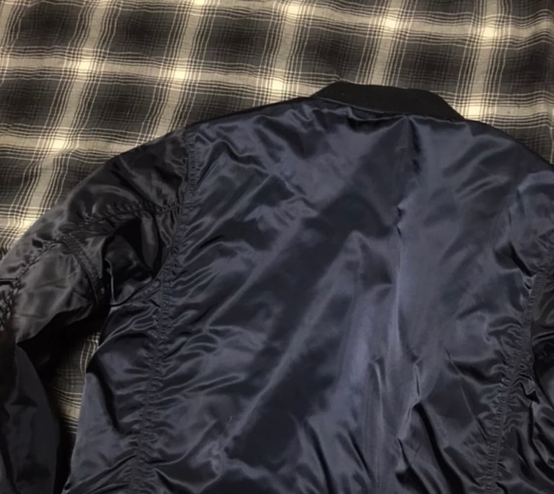 Ships 재팬 복각 블루종 ma-1 탱커 네이비 상품이미지5