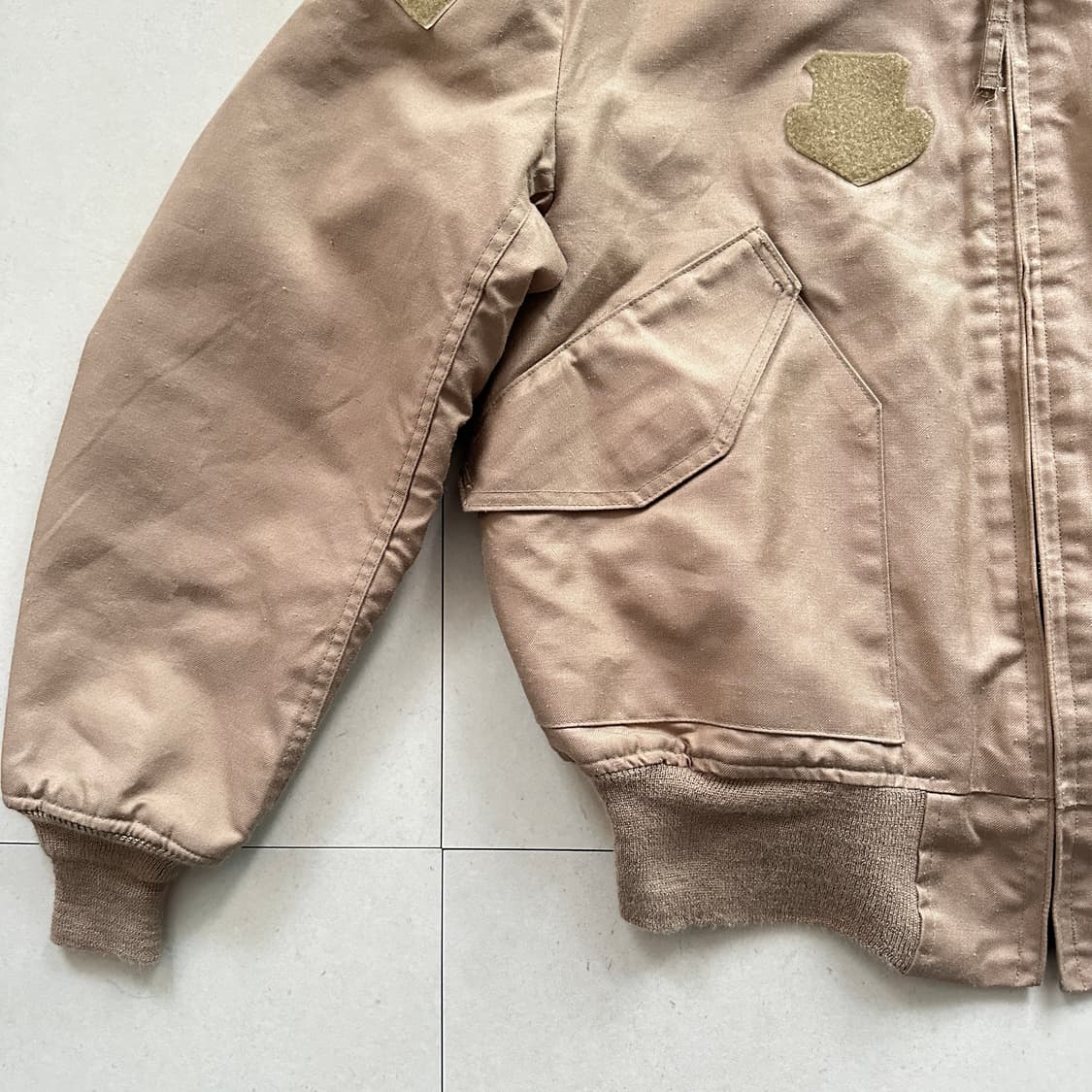 USAF 미공군 오리지널 탄컬러 CWU-36/P 아라미드 플라이트 자켓 상품이미지4