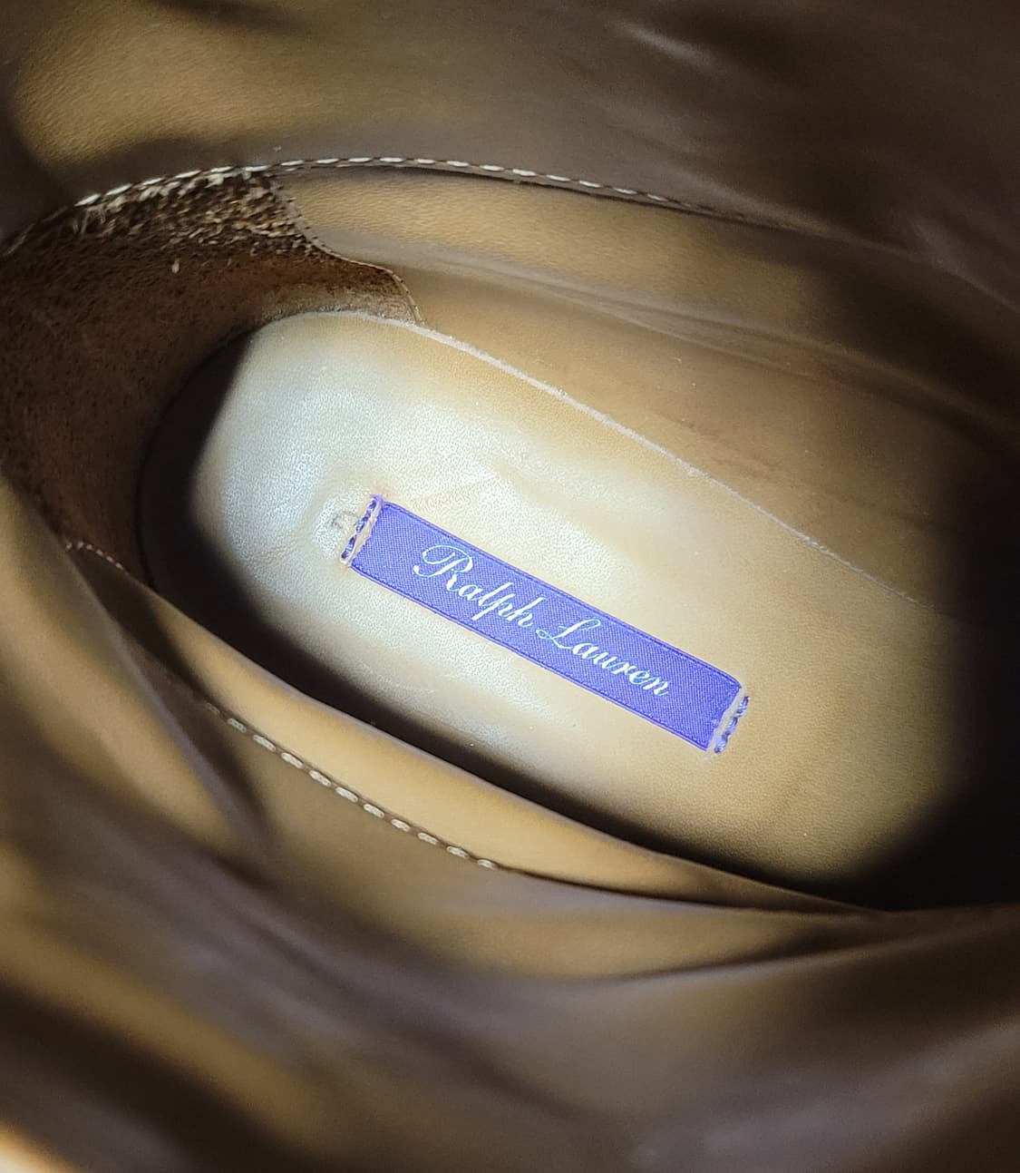 폴로 고급라인 퍼플라벨 가죽 앵글부츠 38M 상품이미지7