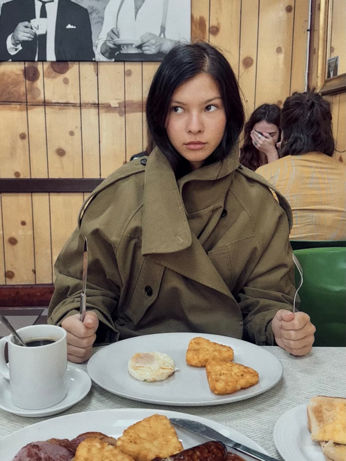 자라 숏 트렌치 코트 새상품 S 상품이미지1