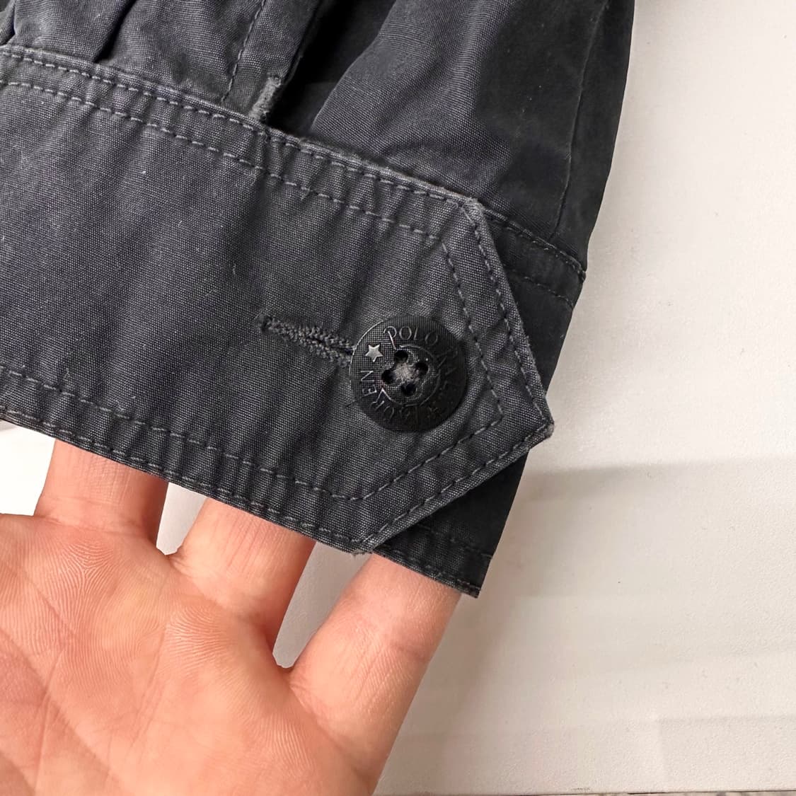 폴로랄프로렌 블랙와치 체크 코튼 블랙 헤링턴 자켓 상품이미지4