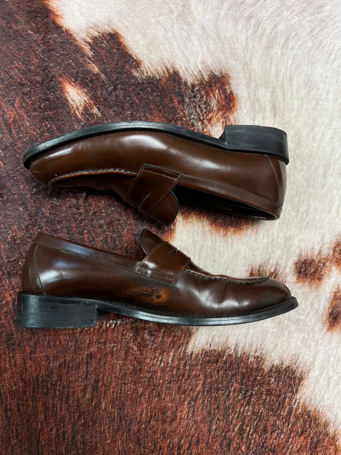 [260] 커스텀 수제화 브라운 페니 로퍼 상품이미지3