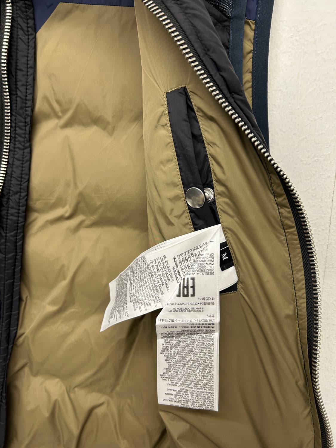 디젤 데님 패딩 조끼 상품이미지6