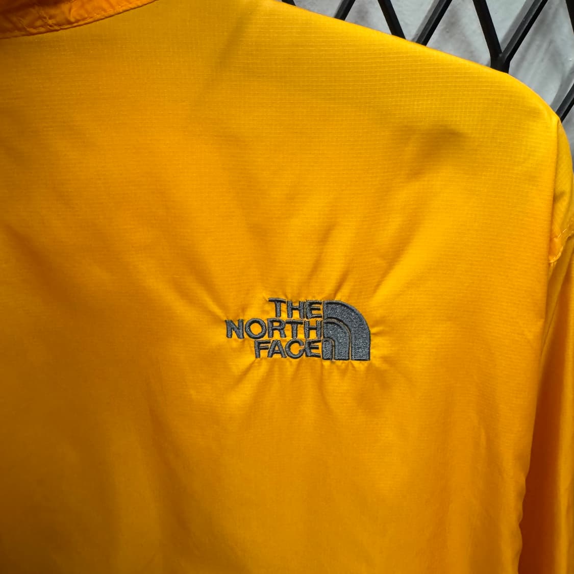 00s 노스페이스 아노락 후드 바람막이 전후면 로고 포인트 오렌지 상품이미지6