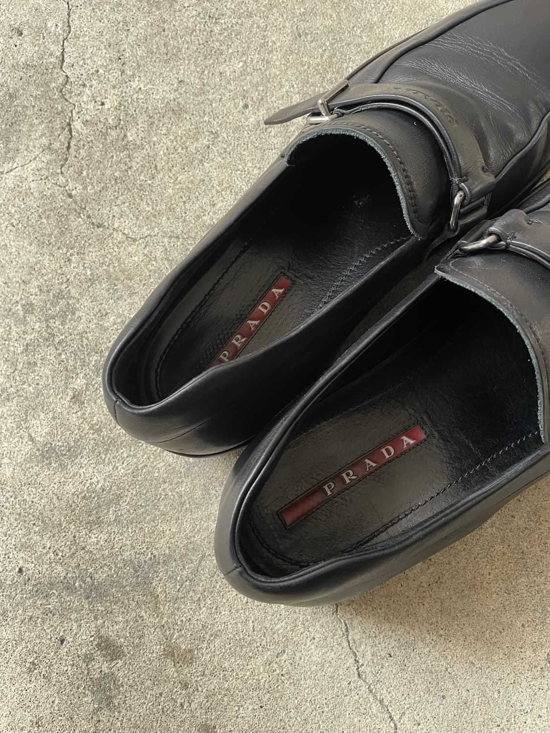 00s Prada Sports Buckle Loafers 상품이미지8